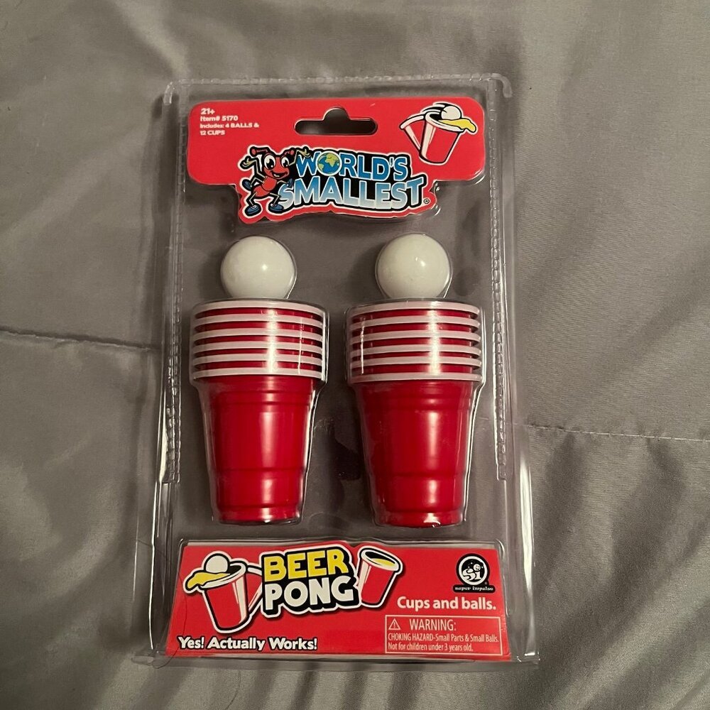 World’s Smallest Beer Pong Game - NEW